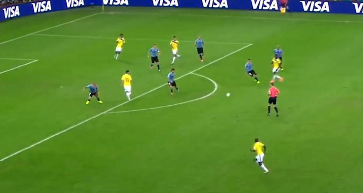 2014世界杯j罗对乌拉圭梅开二度,j罗世界杯哥伦比亚vs乌拉圭