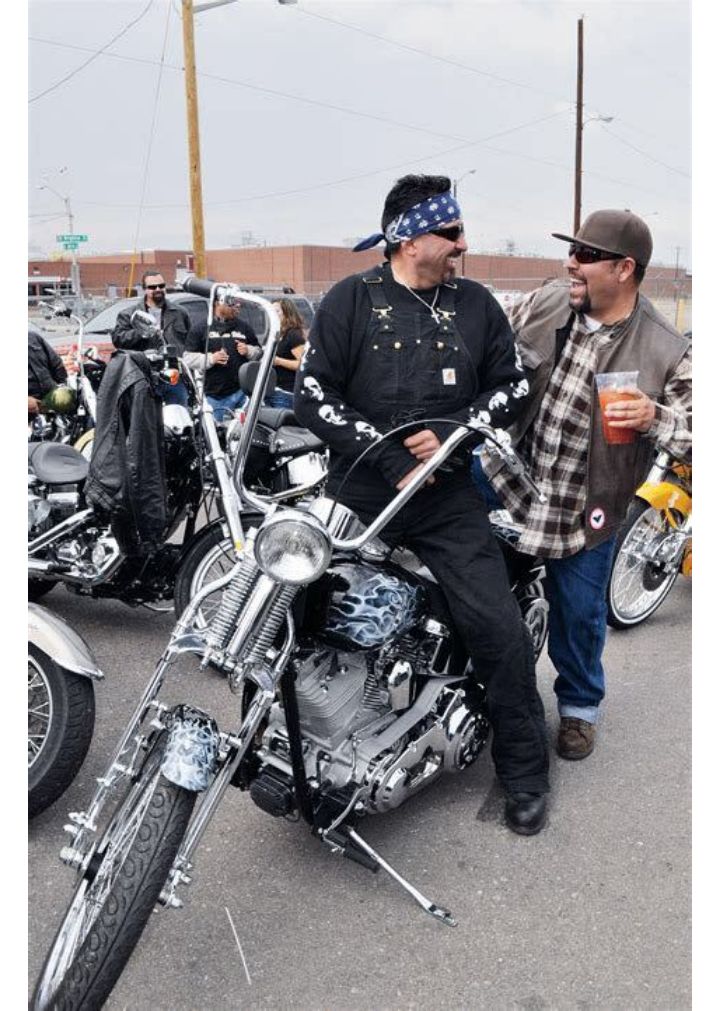 匪帮头盔穿搭,哈雷匪帮风格出街