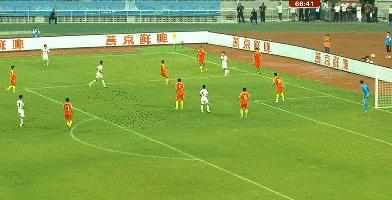 又一C罗小迷弟？国奥队长解围太温柔，朝鲜破门模仿C罗霸气庆祝