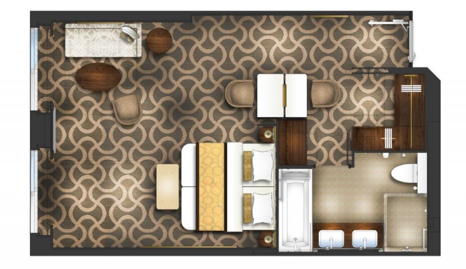 世界梦号内部游览过程 (探索梦号邮轮参观攻略)