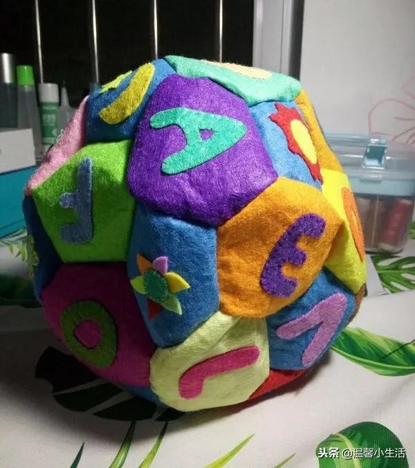 不织布足球,做一个简单的足球