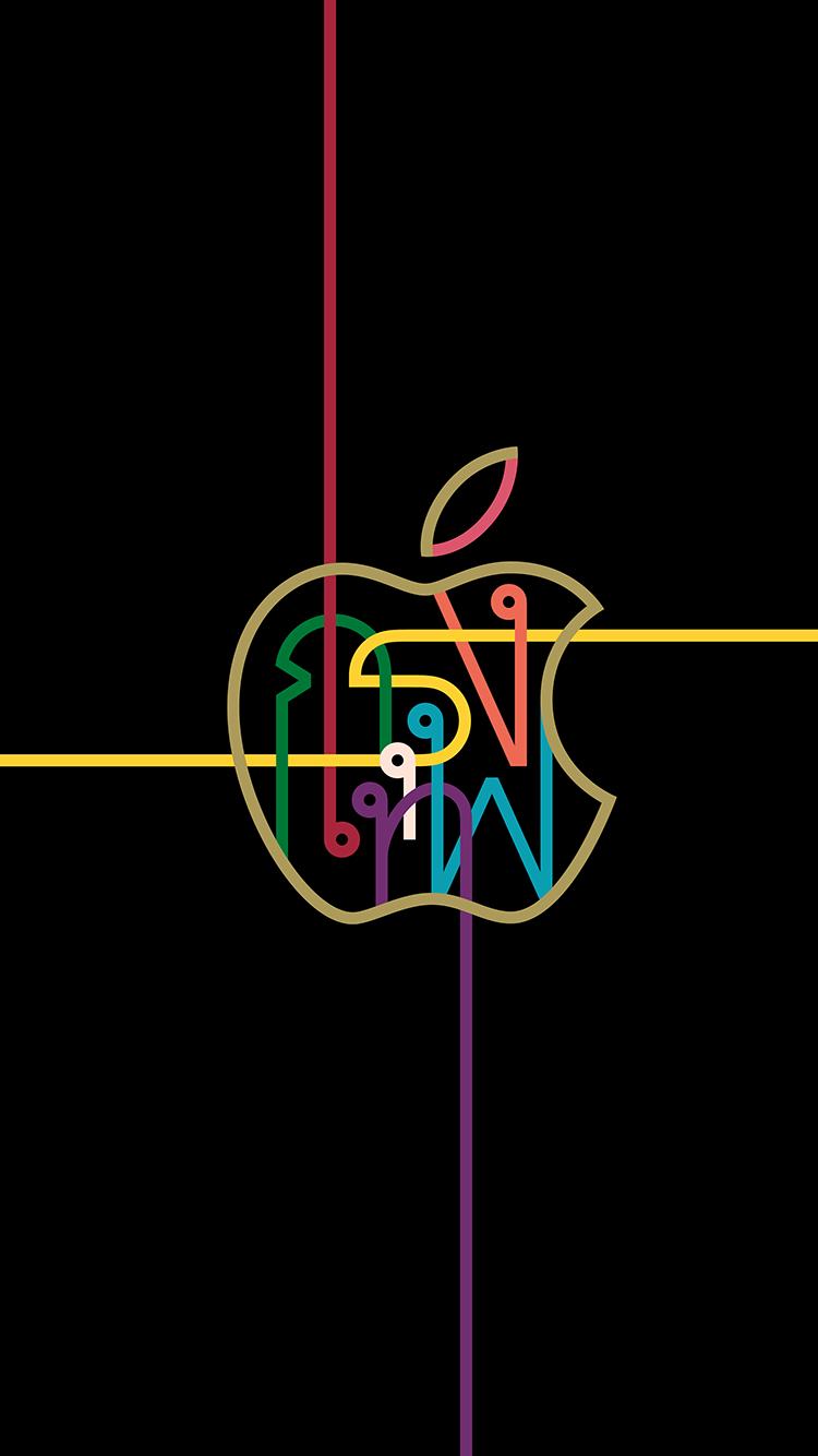 苹果用4种彩色线条将泰语「曼谷」放进了LOGO里|好看的壁纸361