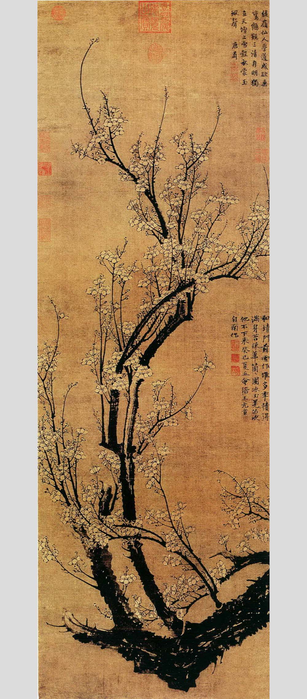王冕画梅有何特别之处,历代画梅花名人