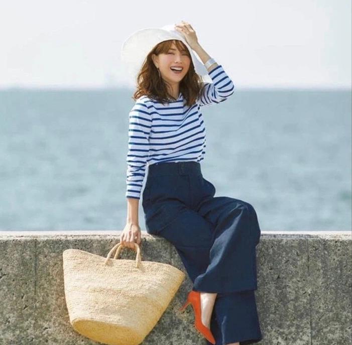 穿条纹衫该如何打造高级感,经典条纹衫的三种搭配