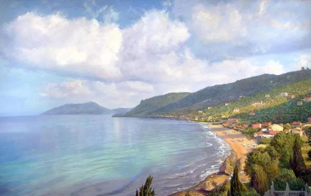 世界著名大师花卉油画,油画漂亮风景画