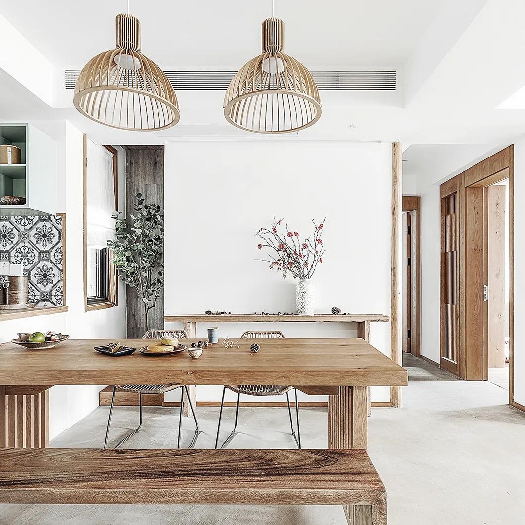 原木风让简约更有格调,现代简约和原木风混搭