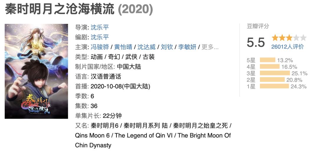 《秦时明月》口碑暴跌，新作PV差评连篇，玄机上市路漫漫