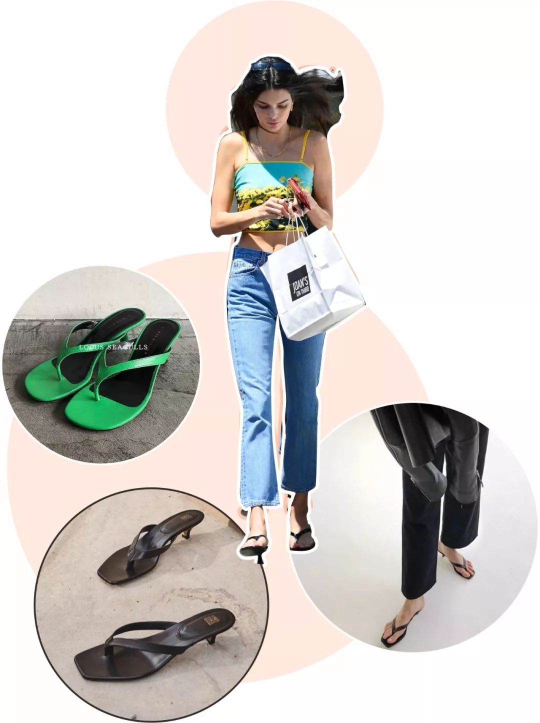 超火凉拖网红ins沙滩鞋,仙女风粗跟百搭超火凉拖