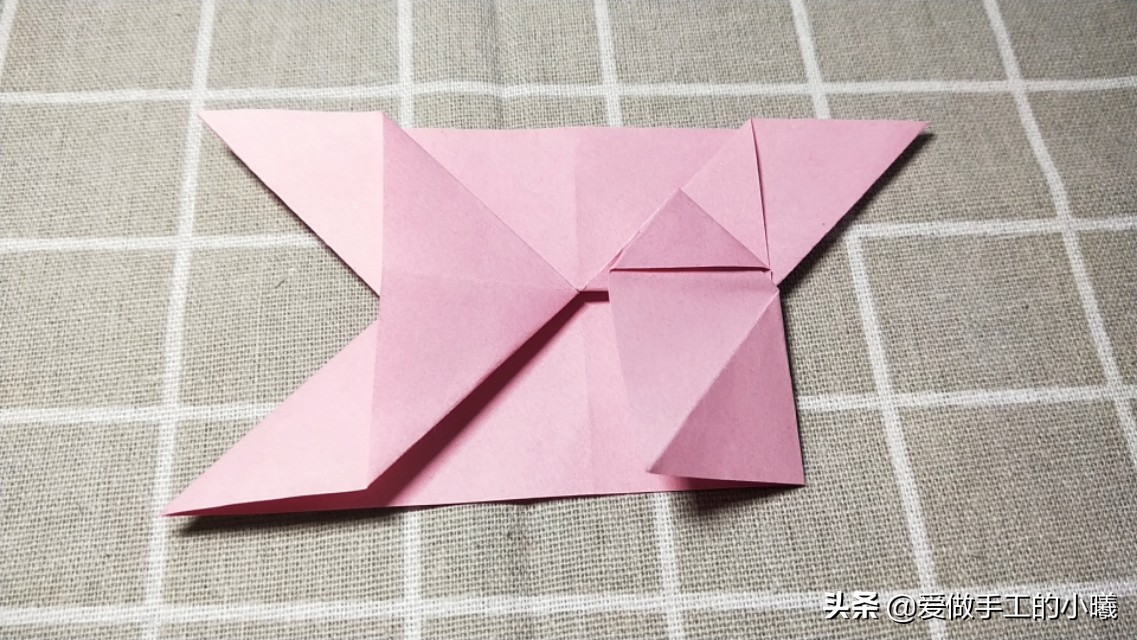 折纸手工8-10岁简单折纸蝴蝶结,折纸手工8-10岁小卡纸蝴蝶结