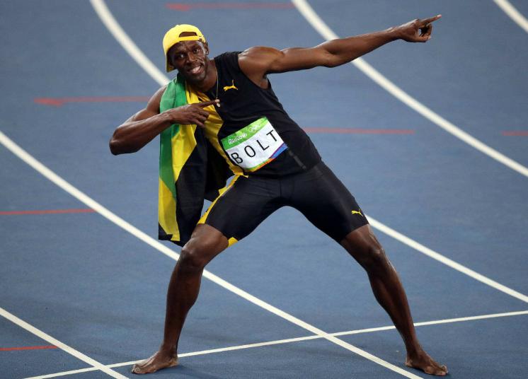 泰森和博尔特菲尔普斯,泰森和博尔特体型对比