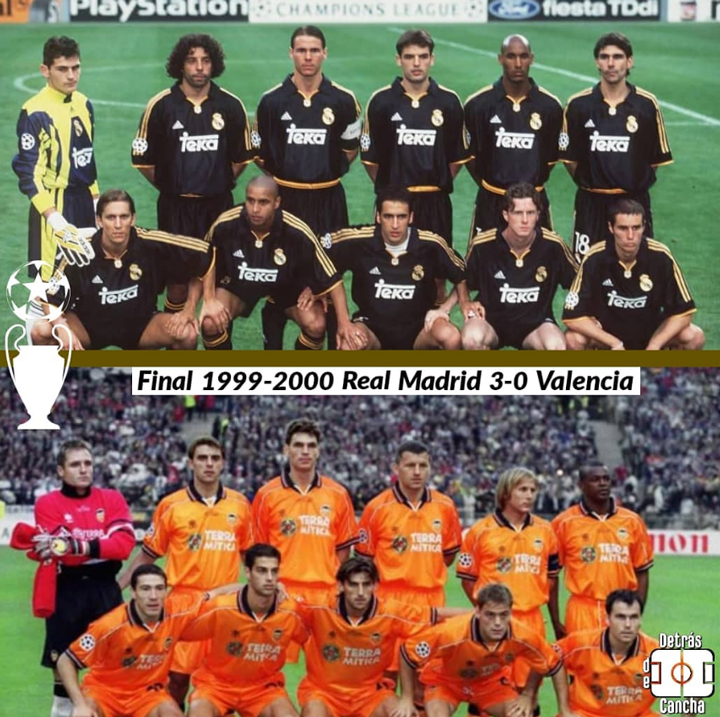 世纪之交的皇马5年3夺欧冠,瓦伦西亚传奇队