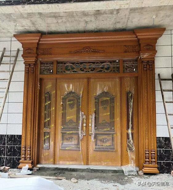 自建房大门定制厂家乐清,厂家铸铝别墅大门专业定做