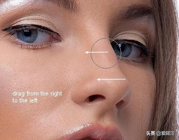 ps人像修图脸上阴影部分怎么提亮,ps女鞋人像图片后期修图教程