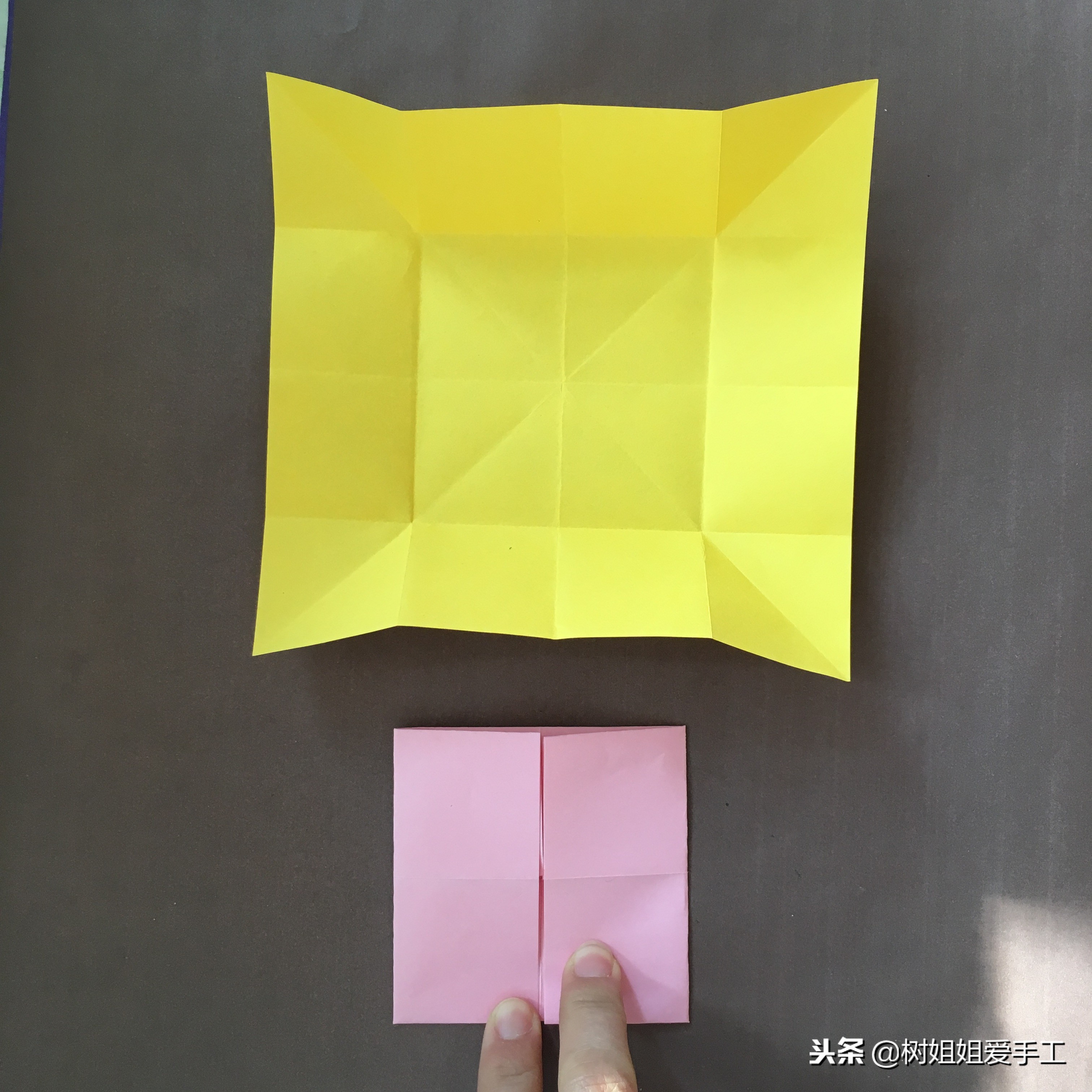 八角花篮手工制作折纸,八角小花篮折法