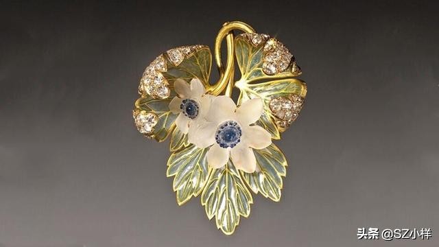 珐琅珠宝首饰设计,复古珐琅珠宝