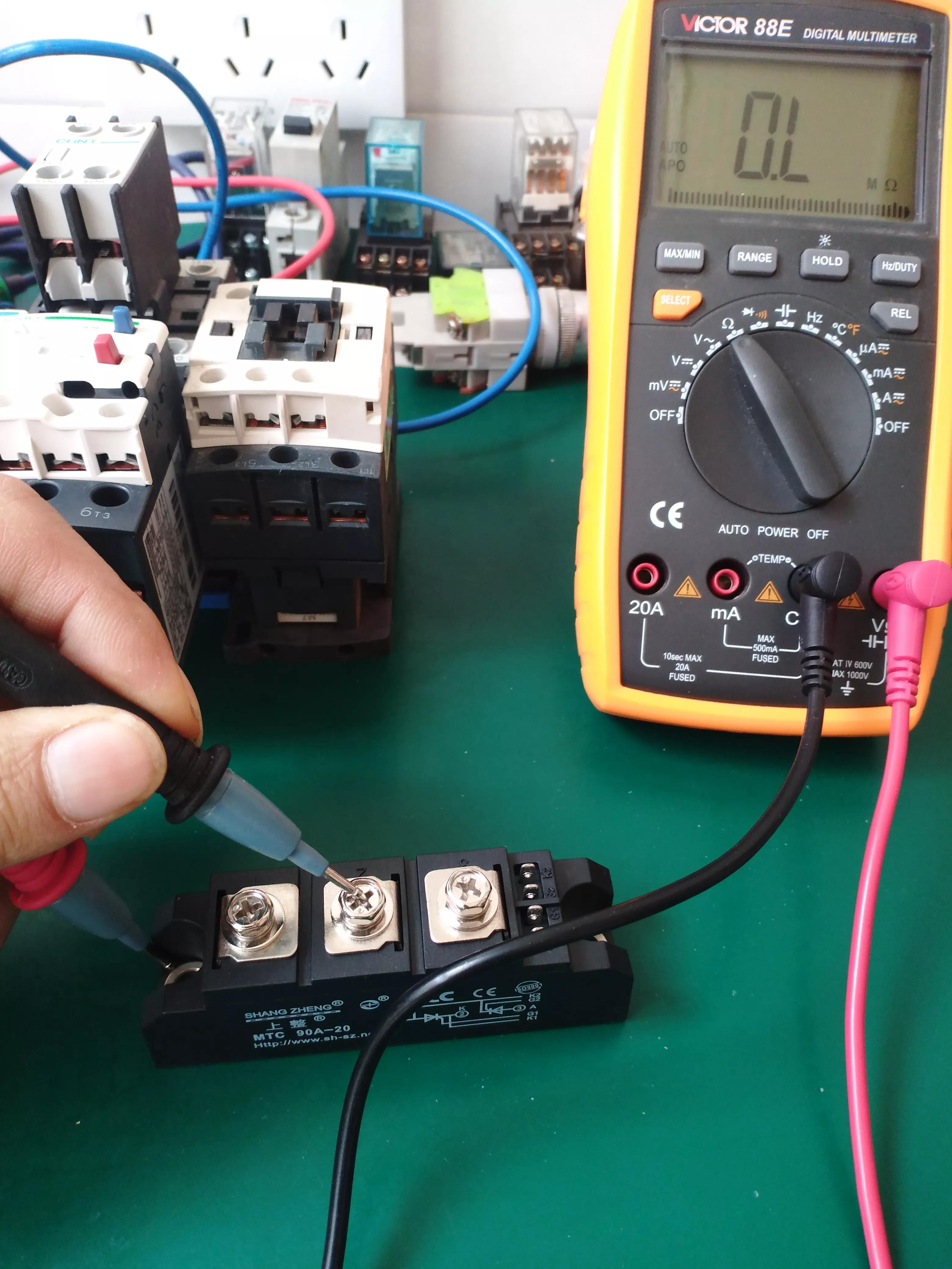 mtc可控硅1600v怎么测量好坏,三相可控硅整流模块如何测量好坏