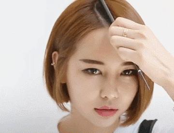 周冬雨短发发型卷发教程,杨幂周冬雨发型美呆了