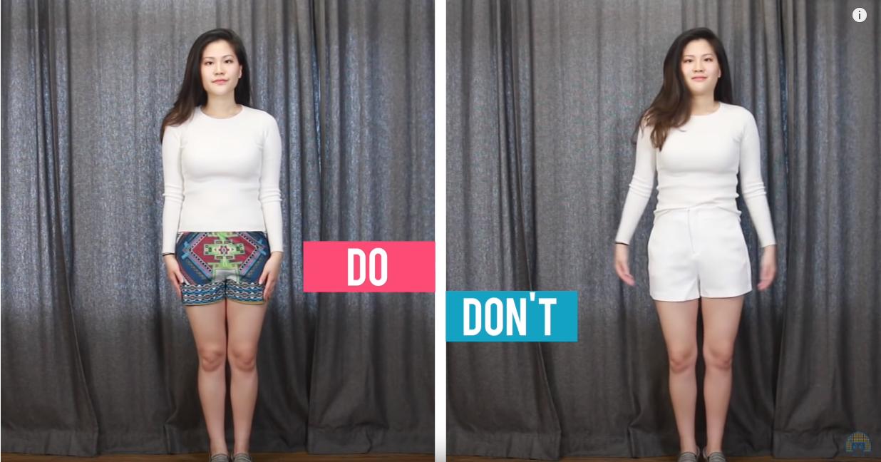 宽骨盆怎样穿搭,自信起来吧