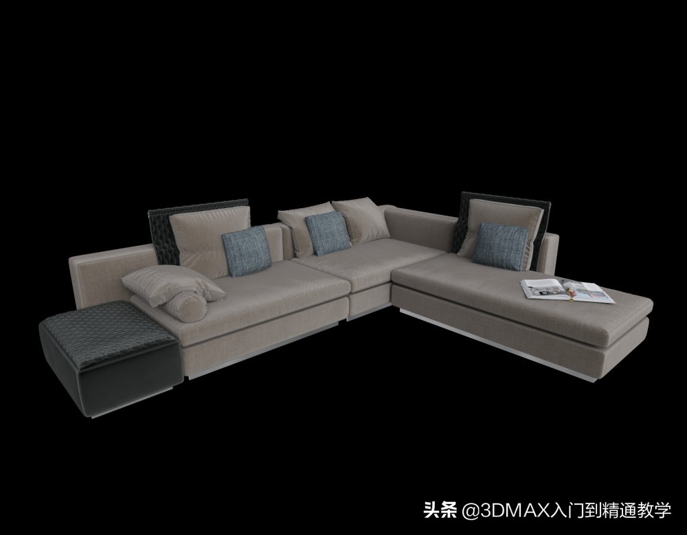 耗时8周，做的逼真现代公寓客厅，带大家看看大神的作品