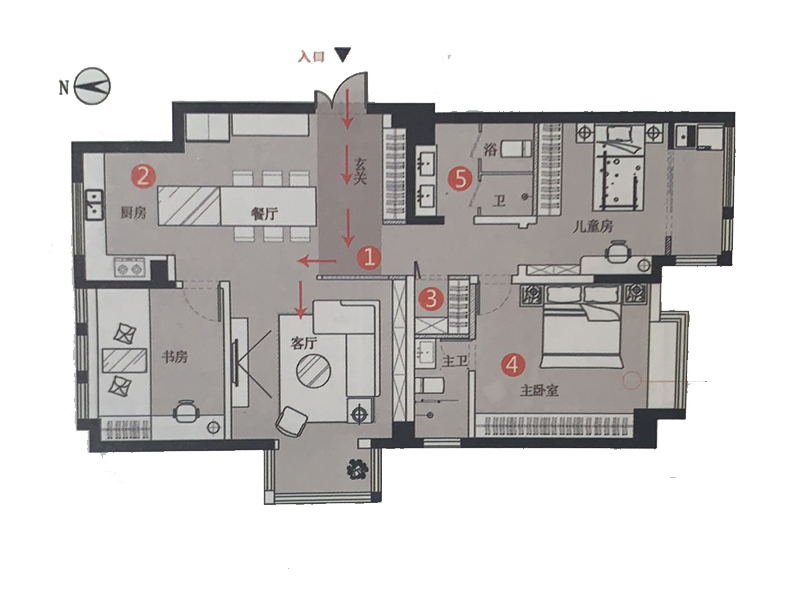 开门一眼看穿客餐厅风水,开门看到客厅大忌