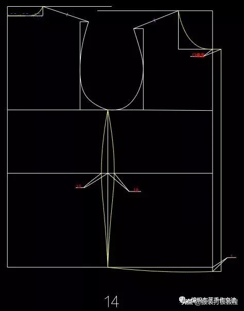 纸样衣服的裁剪方法,服装纸样自学教程大全图解