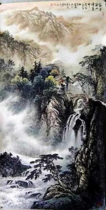 曾刚国画山水技法4,曾刚雪景国画山水画图片