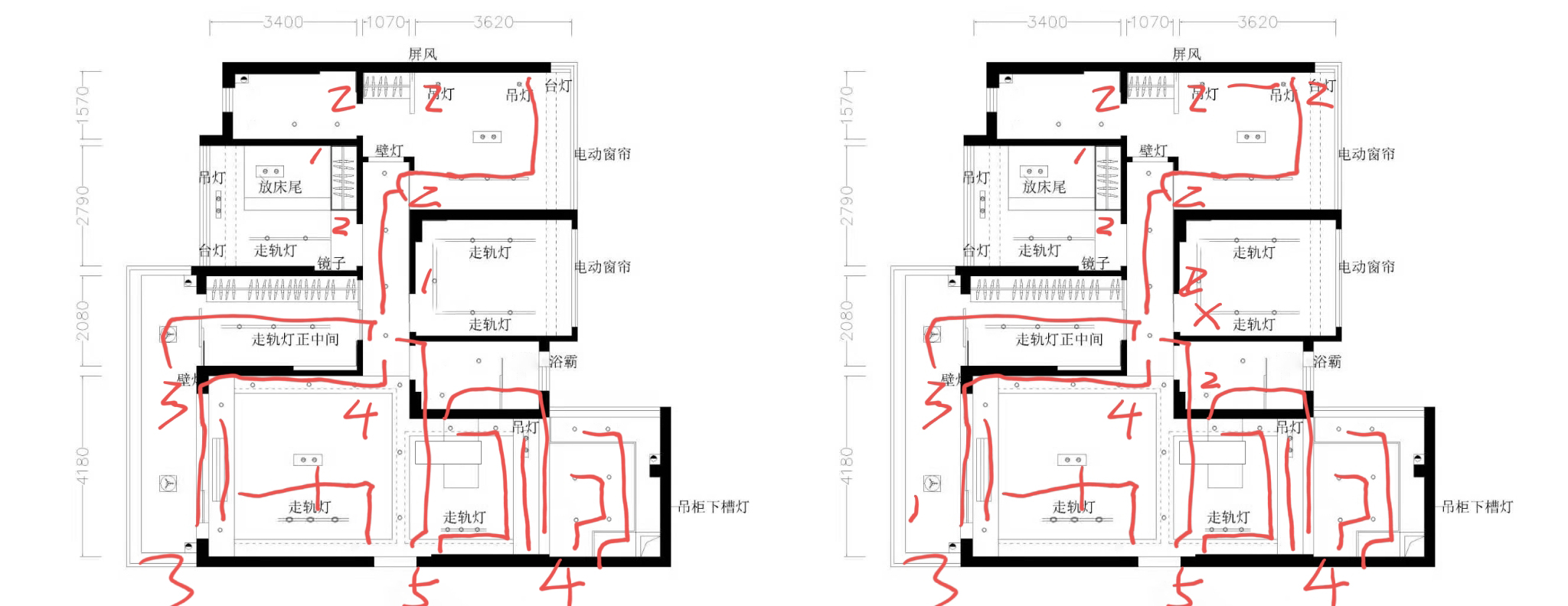 140平无主灯水电材料需要多少钱,客厅电灯开关插座布局图