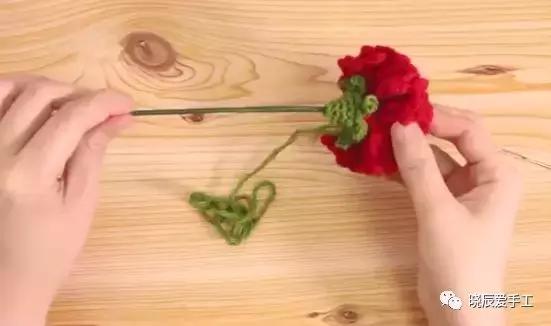 钩针康乃馨花束图解,母亲节康乃馨花束手工制作简单