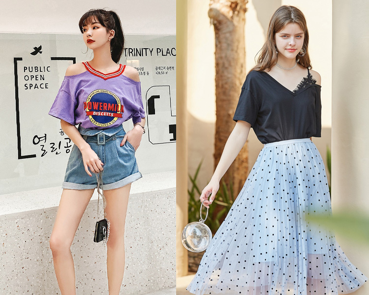 宽肩mm选什么t恤,无袖窄肩t恤男