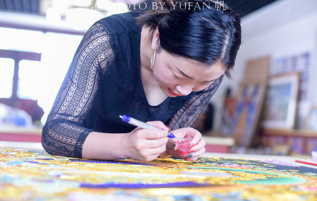 当景泰蓝遇上唐卡,唐卡景泰蓝