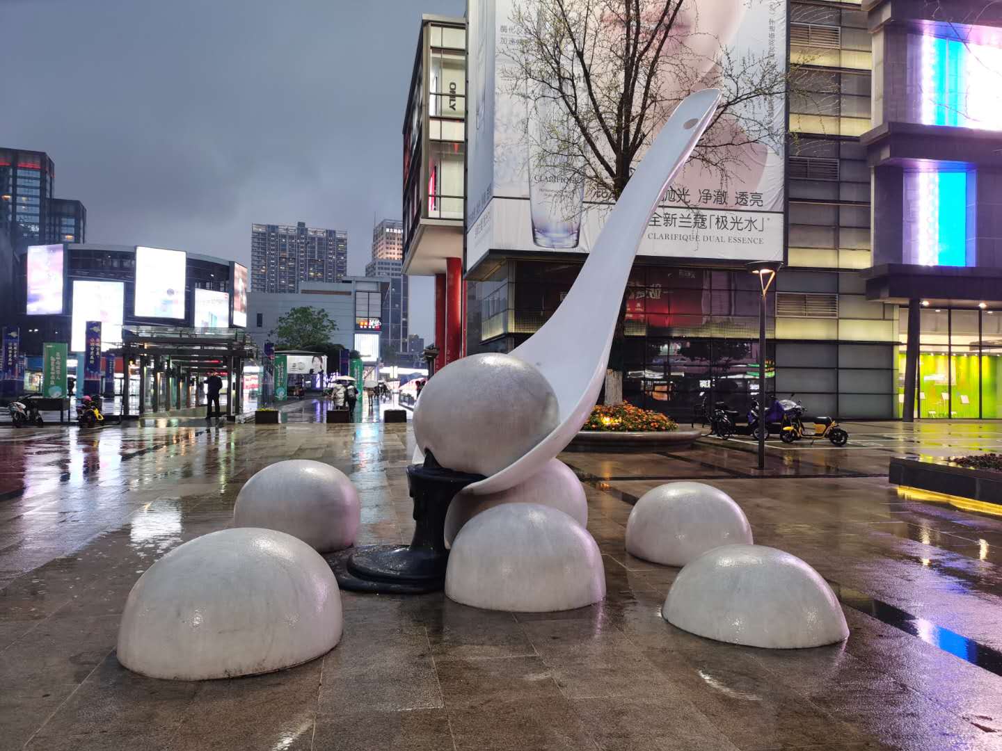 夜幕下的上海外滩,宁波老外滩景色