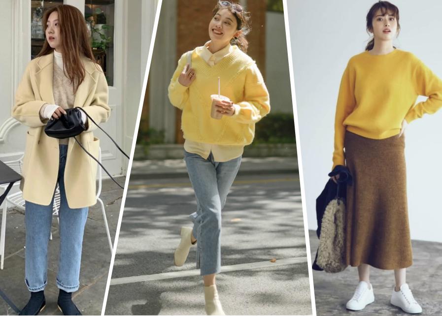 皮肤黄黑适合什么颜色穿搭,秋冬穿搭显皮肤白的颜色