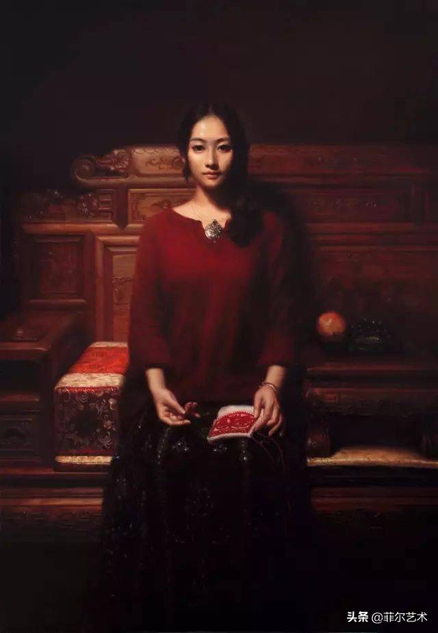 油画人物写实油画,玫瑰花油画写实油画