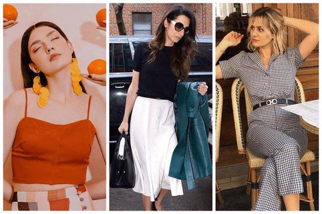 收腰显瘦纽扣,新款高腰多纽扣修身显瘦