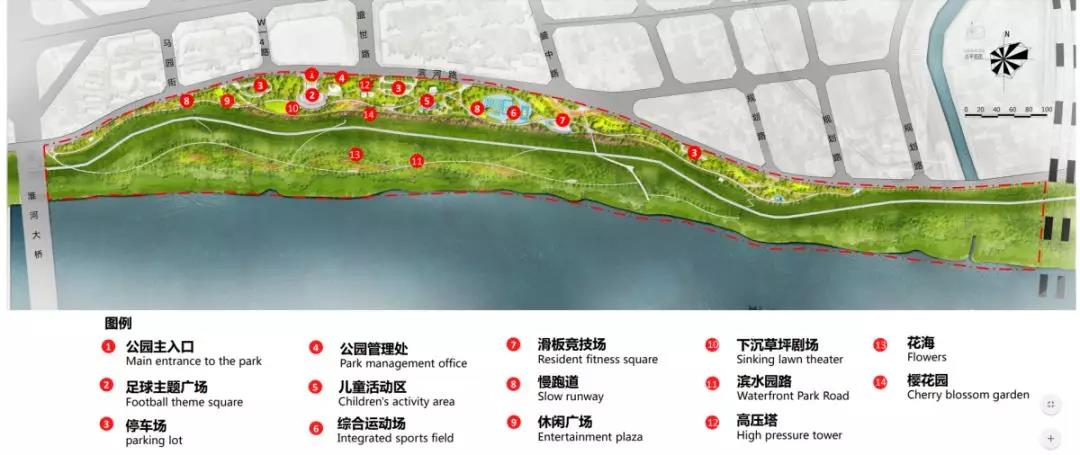 蚌埠淮上区公园规划实景图,蚌埠市再添2座新公园