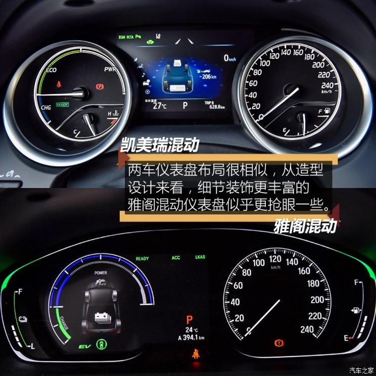 凯美瑞2.5双擎和雅阁混动哪个省油,38号车评雅阁混动和凯美瑞混动视频