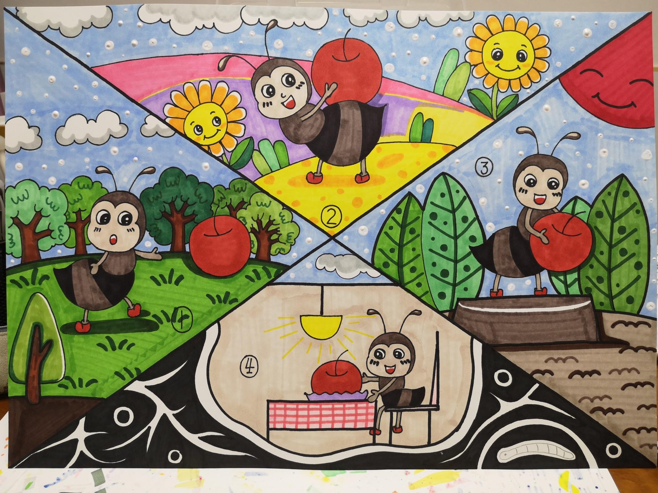 幼儿园儿童主题画报,幼儿园儿童主题画简单