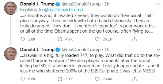 “10万死亡名单”轰动美国，川普却被爆去玩高尔夫，网友们炸了