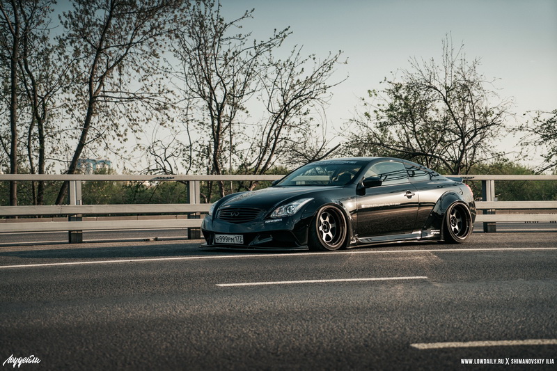 英菲尼迪g37外观改装2010款,英菲尼迪g37改装lb包围效果