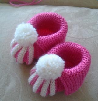 毛线针织宝宝鞋教程全过程零基础,棒针织宝宝毛线鞋视频教程全集