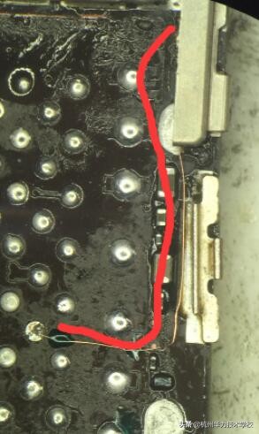 苹果手机cpu断线维修,iphone6掉电快主板维修