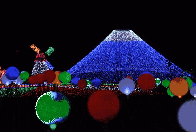 西安秦岭欢乐谷灯光秀,西安秦岭有个欢乐世界