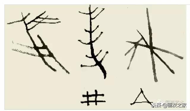 董寿平国画梅花老树干的画法,国画梅花花瓣的画法视频教程