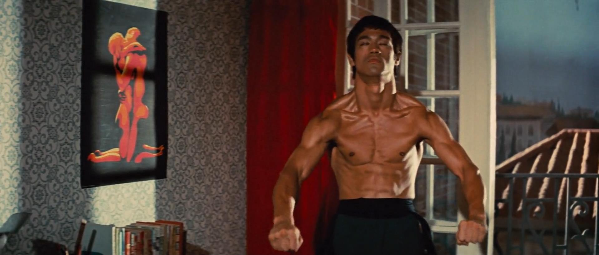 猛龙过江李小龙练直拳,截拳道李小龙猛龙过江