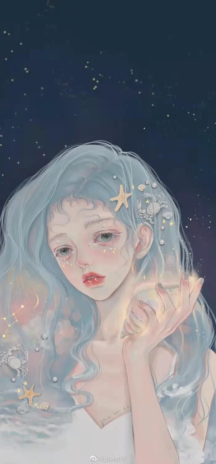 唯美十二星座手绘头像,十二星座的壁纸头像