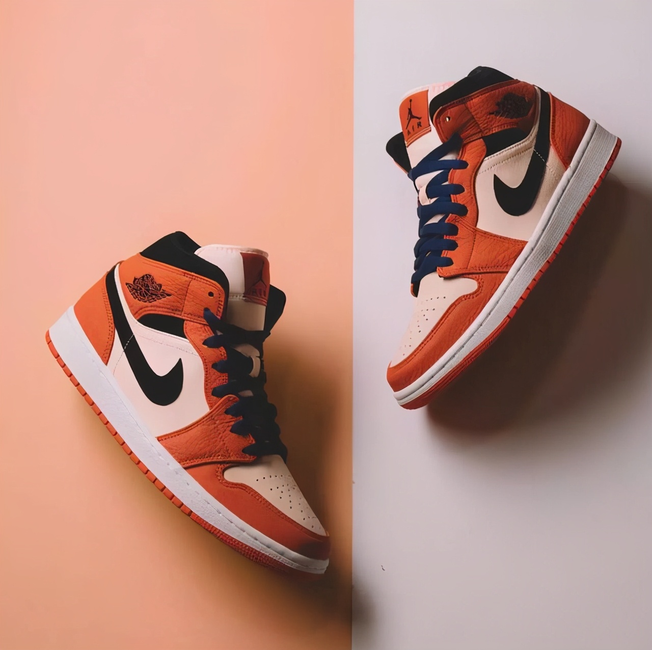 aj1鞋迷必入的三双高颜值aj1球鞋,nikeaj1黑粉脚趾如何辨真假