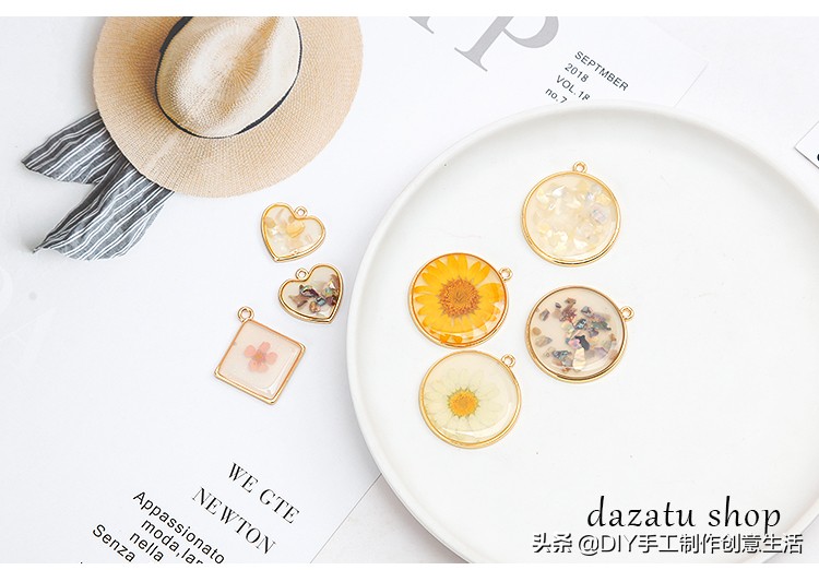 留住春天滴胶手工,怎么用真花做滴胶手工