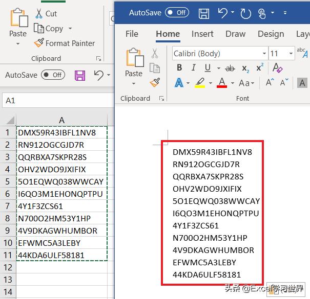 wps中excel拆分1个单元格为两行,excel怎么拆分18个身份证单元格
