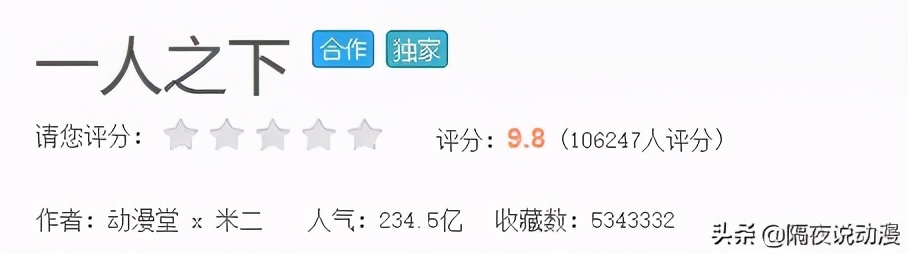 一人之下怎么能和海贼王相提并论,海贼王和一人之下