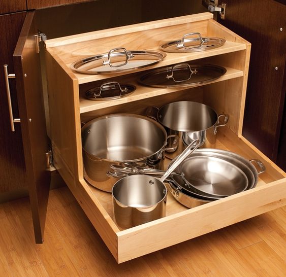 厨房地柜90度转角收纳,厨房深柜地柜收纳